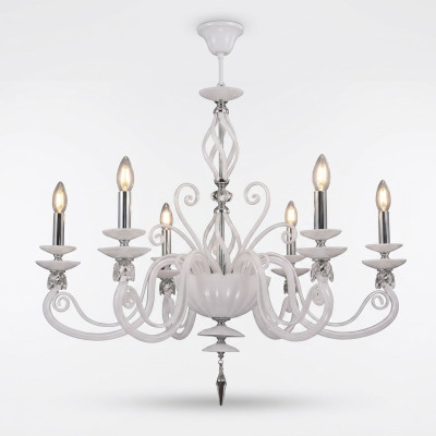 Ceiling lamp ceiling chandelier candelabra chandelier glass white lamps antique style