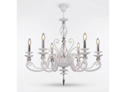 Ceiling lamp ceiling chandelier candelabra chandelier glass white lamps antique style
