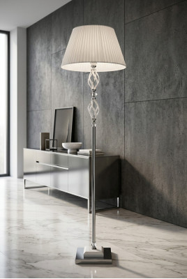 Crystal floor lamp, standing lamp, stand, luxury lights, lamps, lamp, white