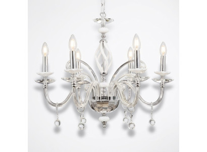 Luxury Ceiling Chandelier White Chandelier Ceiling Lamp Crystal Lamp