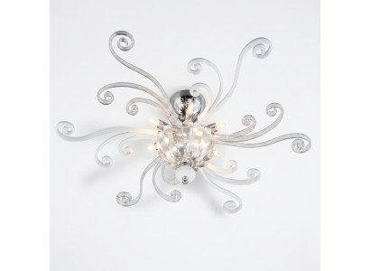 Luxury Ceiling Chandelier White Ceiling Light Crystal Lamp Chandelier