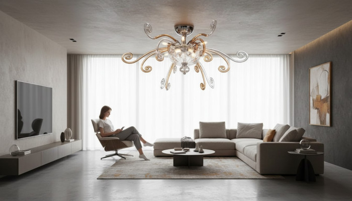 Chandelier ceiling light luxury ceiling lamp crystal style