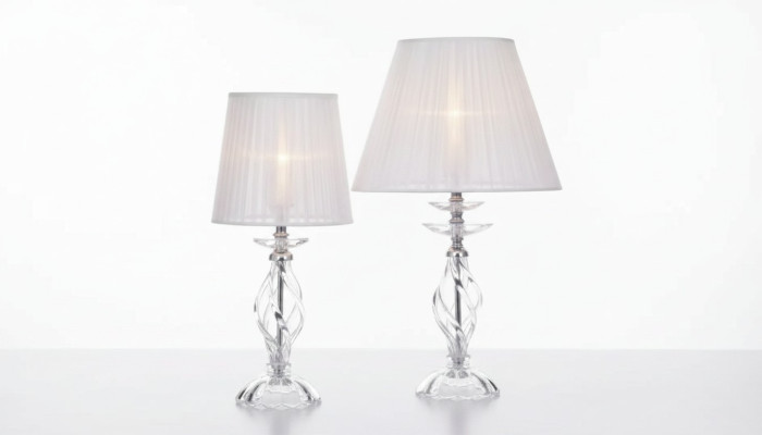 Designer Crystal White Floor Lamp Chandelier Antique Style Table Lamp
