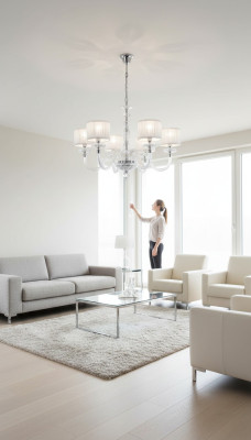 Ceiling lamp ceiling chandelier chandelier glass white lamps antique style