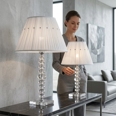 Table lamp white table lamp crystal chandelier modern lamps new