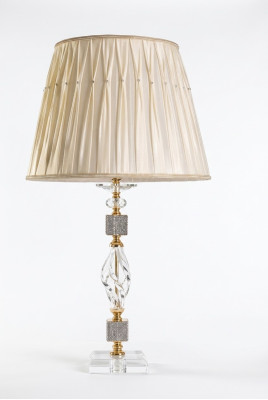 Luxurious lamp table lamp stylish beige table lamp table crystal new