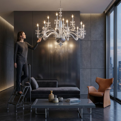 Chandelier Ceiling Light Luxurious Crystal Chandelier Pendant Light