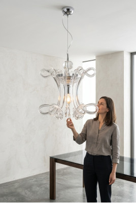 Luxury ceiling chandelier crystal lamp