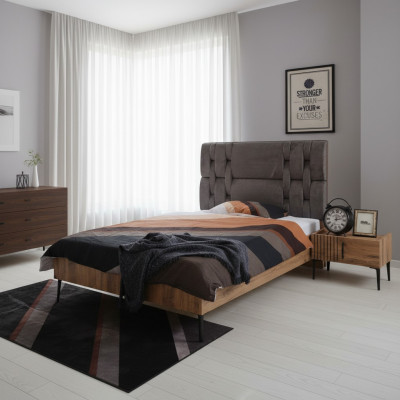 Luxury Bedroom Nightstand Beds Bed 2-Piece Complete Set Design Furnishings