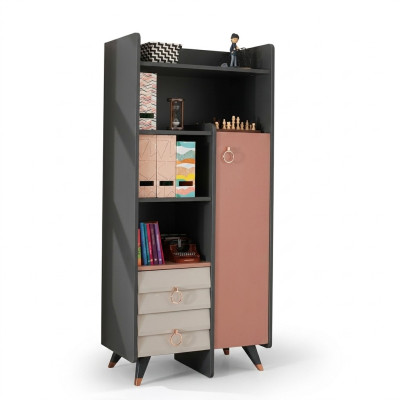 Bookshelf Cabinets Setra Bookcase Living Room Wall Unit Wall Shelf