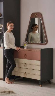 Dresser with Mirror Setra Modern Dresser Luxury Design Bedroom New