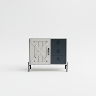 Wood modern design sideboards dresser cabinet tall cabinet drawers new