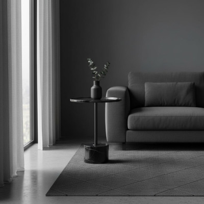 Stylish Black Side Table Coffee Table Bedroom Dresser Tables