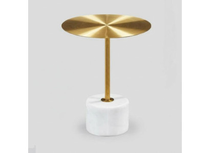 Luxurious coffee tables round modern metal gold stylish side table