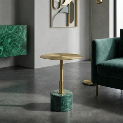 Marble stylish gold side table new luxurious modern coffee table new