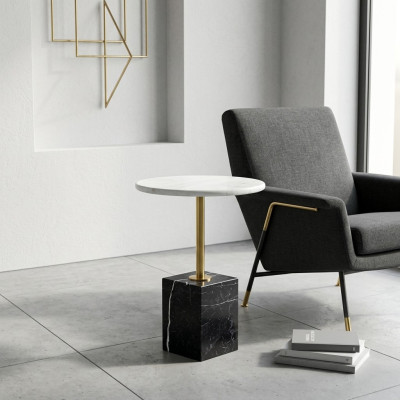 Modern coffee table top-quality round stylish side table luxurious