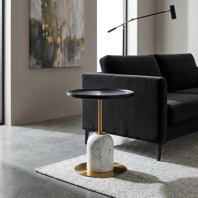 Designer coffee table, side table, living room table, furniture, round tables, new