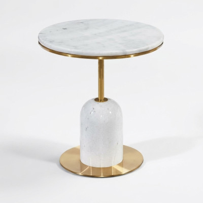 Side table white modern designer coffee table living room new