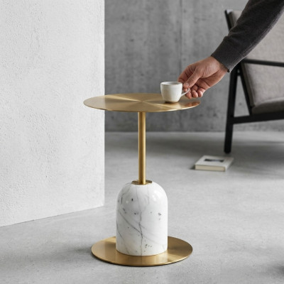 Side table high-quality metal modern coffee table living room.