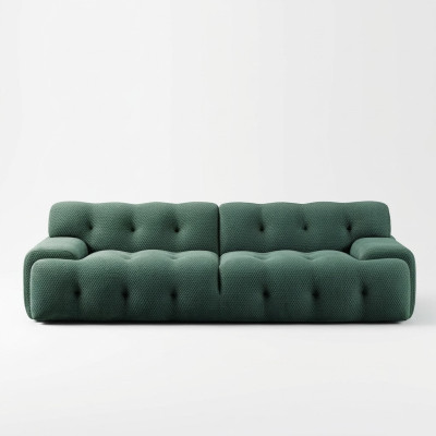 Design Sofa 2 Seater Relax Sofas Club Textile Upholstery Couch Fabric Couches