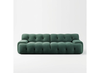 Design Sofa 2 Seater Relax Sofas Club Textile Upholstery Couch Fabric Couches