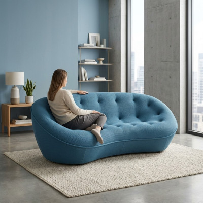 Sofa 3 seater couch upholstery sofas couches living room design textile fabric