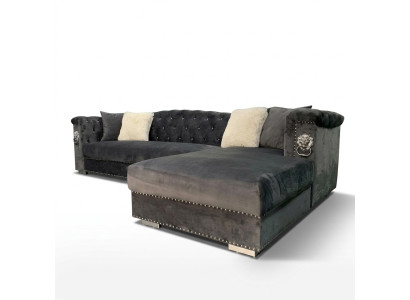 Corner sofa couch sofa sectional design couches seating landscape grey fabric