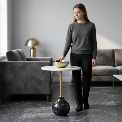 Modern luxury design coffee table living room side tables