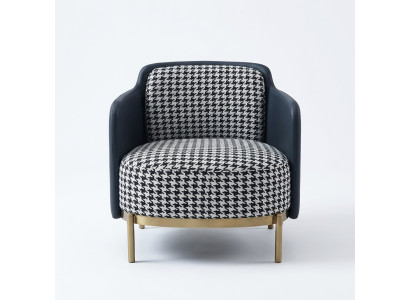 Stylish Multicolor Armchair Modern Armchair TV Couch Textile Armchair