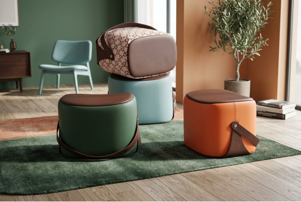 Rectangular Stool Modern Furniture Footstool Luxury Design Living Room Furniture