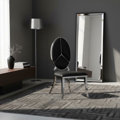 Chair Black New Chairs Upholstered Chair Armchair Metal Lounge Design Furniture