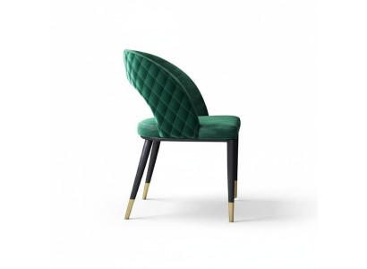 Dining room chairs living room green stylish chair with wooden legs modern