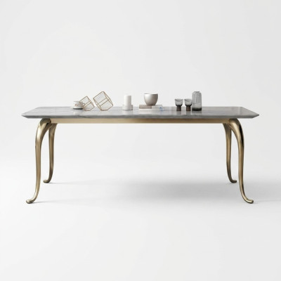 Modern luxury dining table designer rectangular kitchen table dining room furniture table