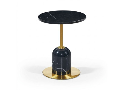 Designer black coffee table side table living room luxury furniture table