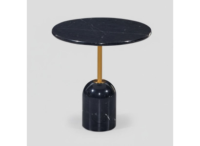 Black side table living room tables modern round design console table