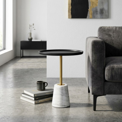 Modern black-and-white side table living room storage tables side table table