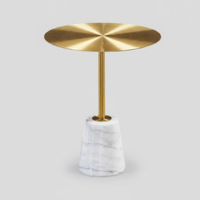 Designer High-Quality Side Table Coffee Table Round Luxury End Table