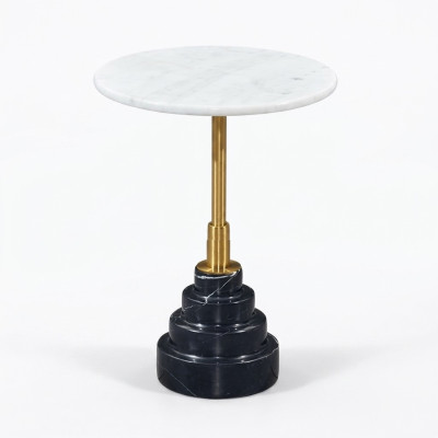 Side tables living room round high-quality modern luxury coffee table marble