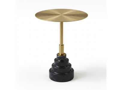 Side table, table design, luxury tables, furniture, stainless steel, round metal, gold