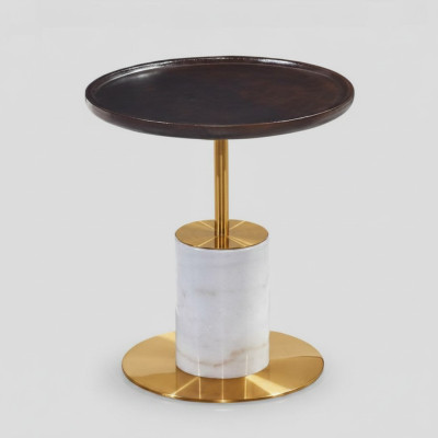 Designer white coffee table luxurious side table stylish furniture table