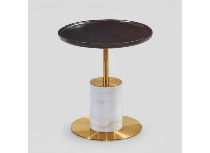 Designer white coffee table luxurious side table stylish furniture table