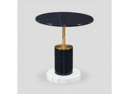 Black Round Coffee Table Stylish Living Room Side Tables