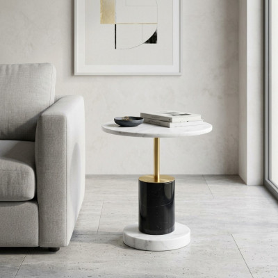 Round white side table living room magazine tables style side tables table