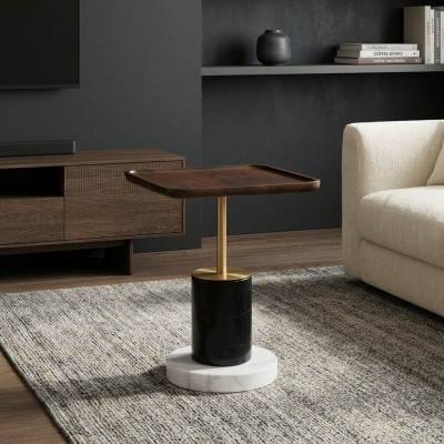 Designer side table coffee table living room furniture coffee table marble table