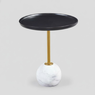 Modern coffee table round side table luxury living room storage table