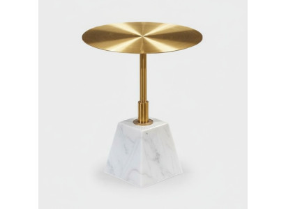 Round high-quality metal side table stylish coffee table design