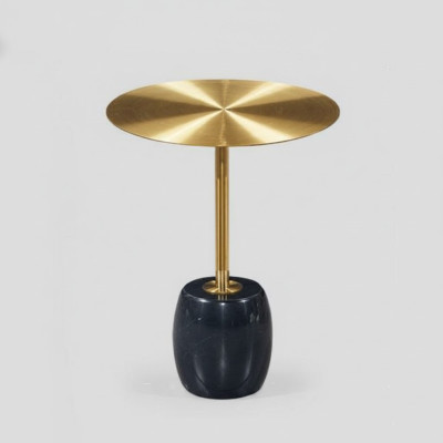 Gold-black coffee table designer living room stylish side tables
