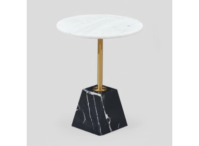 Designer round side table luxury marble side tables stylish furniture
