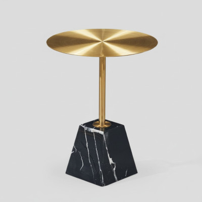 Round black coffee table luxury living room side tables side table