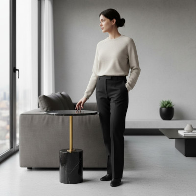Round storage table designer living room tables side table coffee tables